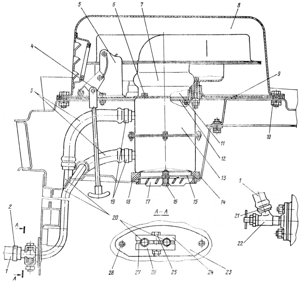 Ремонт отопителя кабины