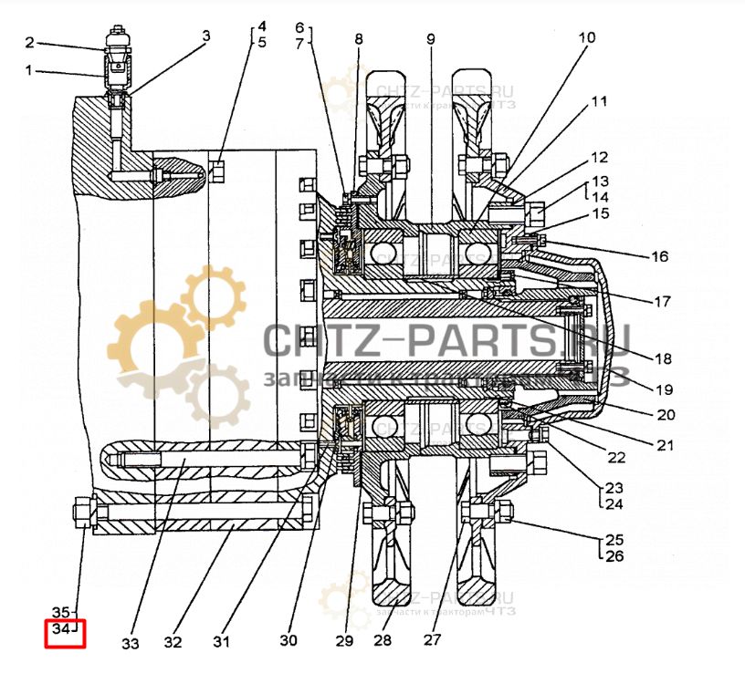 Болт 700-28-2473