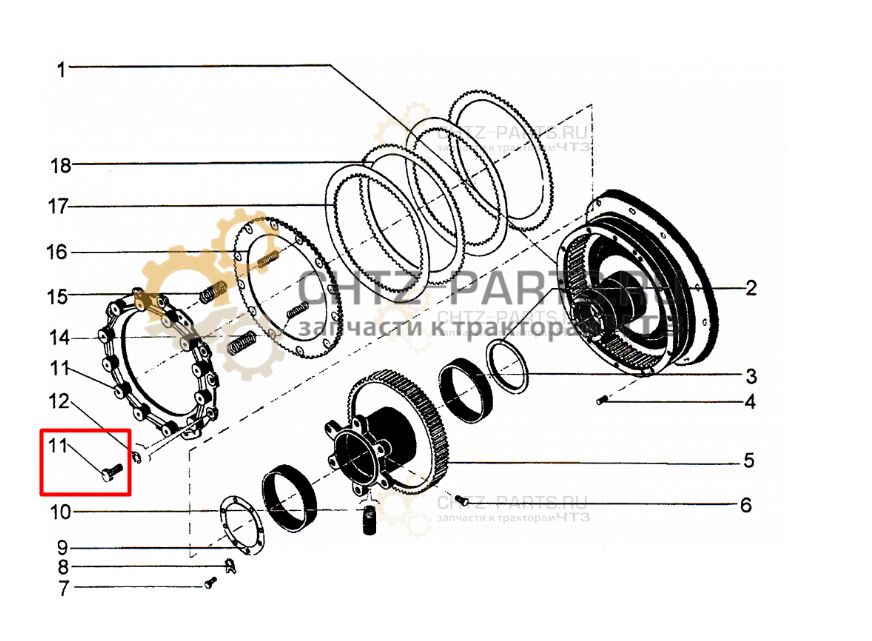 Болт 700-28-2339