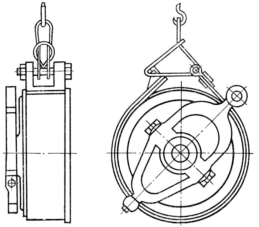 Схема строповки бортового фрикциона Схема строповки бортового фрикциона