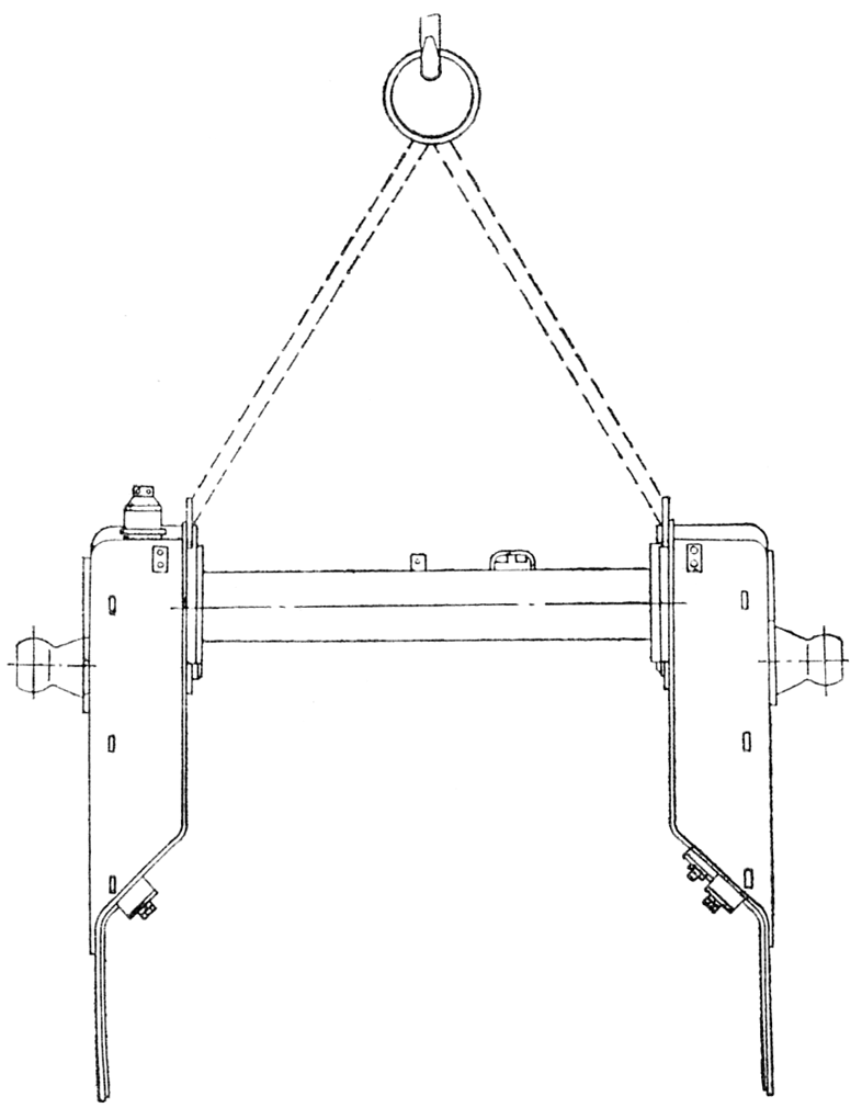 Схема строповки гидробаков Схема строповки гидробаков
