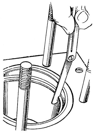 Замер зазора в стыке поршневого кольца